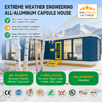 Fabricants fournissent en gros des maisons modulaires de luxe en forme de capsule spatiale pour le développement des stations de ski/hôtels, avec énergie solaire