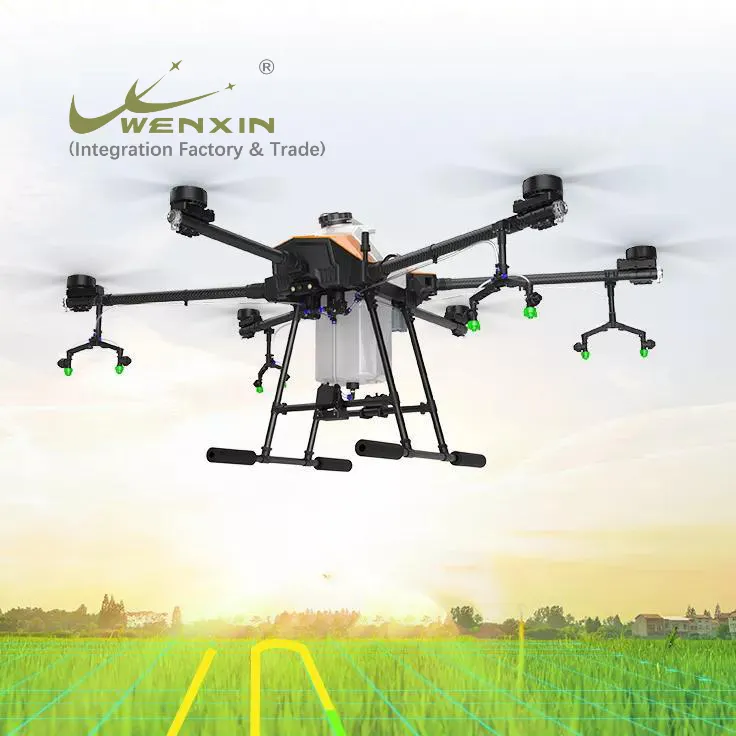 WENXIN Dustproof Waterproof Farm Drone Pulverizador Zangão 6L 10L 16L Zangão Agrícola Pulverizadores Para Venda De Pulverização Agrícola