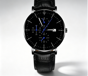 Business <b>Watch</b> Calendar Night Light Pour Homme Ultra Thin Business Men's <b>Watch</b> Resistant Calendar Luminous Classic Quartz <b>Watch</b> - Product Image 2