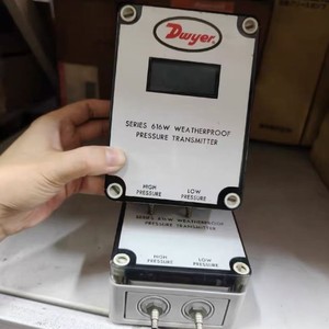 เครื่องส่งสัญญาณความดันแบบกันน้ำ Dwyer Series 616W 0.25 นิ้ว W.C. จอแสดงผล LCD ผลิตในสหรัฐอเมริกา - Product Image 3
