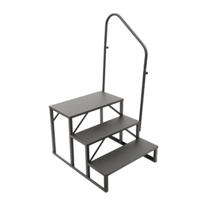 Tùy chỉnh 4 bước RV cầu thang với 2 tay vịn Heavy Duty Kim Loại Di động nhà cầu thang Camper bước cho du lịch Trailer Spa hồ bơi hiên - Product Image 6