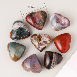 3-4Cm Tự Nhiên Túi Lo Lắng Pha Lê Đá Phong Thủy Hình Trái Tim Tháp Đánh Bóng Với Laser In Ấn Đối Với Trang Sức Làm Trang Trí Nội Thất - Product Image 1