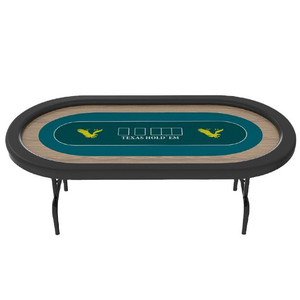 YH Professionnel折りたたみ式テキサスカジノカードゲームテーブル組み立てが簡単 - Product Image 1