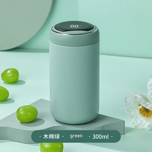แก้วน้ำเก็บความร้อนสุญญากาศ SUS316 ปราศจากสาร BPA ป้องกันการรั่วซึม ขนาด 300 มล. พร้อมหน้าจอ LED แสดงผล อุณหภูมิ  ผนังสองชั้น เก็บความร้อนได้นาน 10 ชั่วโมง - Product Image 2