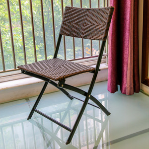 <span class=keywords><strong>Chaise</strong></span> pliante en rotin pour salon, prix direct d'usine, meubles portables, gain de place, fête, camping - Product Image 6
