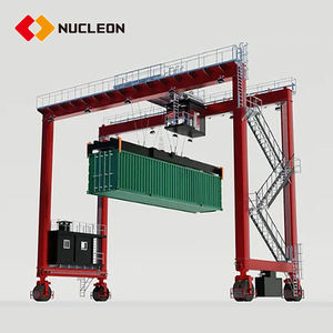 رافعة عملاقة مطاطية متعبة من المطاط لساحة الحاويات والميناء والخدمات اللوجستية مع دوران ° ومحرك هيدروليكي كامل - Product Image 3