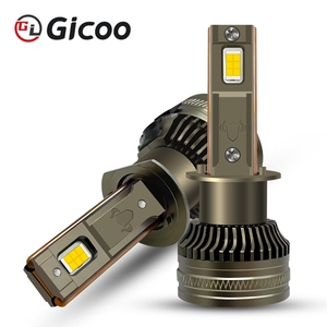 หลอดไฟหน้ารถยนต์ Gicoo K15 12-60v LED รุ่น H1 H3 H4 H7 H11 9005 9006 สำหรับรถยนต์และรถบรรทุก ความสว่างสูง 15000lm 110w 6000k 12V 24V - Product Image 3