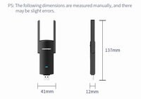 Adaptador Wifi 6 Interno Comfast CF-953AX, Dongle USB 3.0 con Tarjeta Inalámbrica de 2.4GHz y 5.8GHz para Conexión a Red