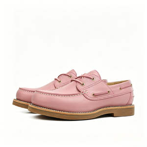 Chaussures bateau pour hommes Goodyear Welt en cuir véritable, chaussures de pont classiques à lacets, OEM ODM, logo personnalisé, vente en gros - Product Image 1