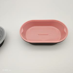 Contenedor Rectangular Desechable de Plástico PP de Grado Alimenticio de 350 ml, Apto <span class=keywords><strong>para</strong></span> Refrigerador y Microondas, con Tapa - Product Image 6