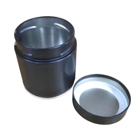 Boîte en métal vide personnalisée de 30g 50g de qualité alimentaire pour matcha, boîte à thé de 60*60/60*68mm pour café, bonbons, épices, nourriture pour animaux de compagnie, logo personnalisé