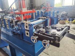 Mạ kẽm cửa trập trượt hướng dẫn đường ray làm cho máy tự động hướng dẫn đường sắt cuộn tạo thành máy - Product Image 6