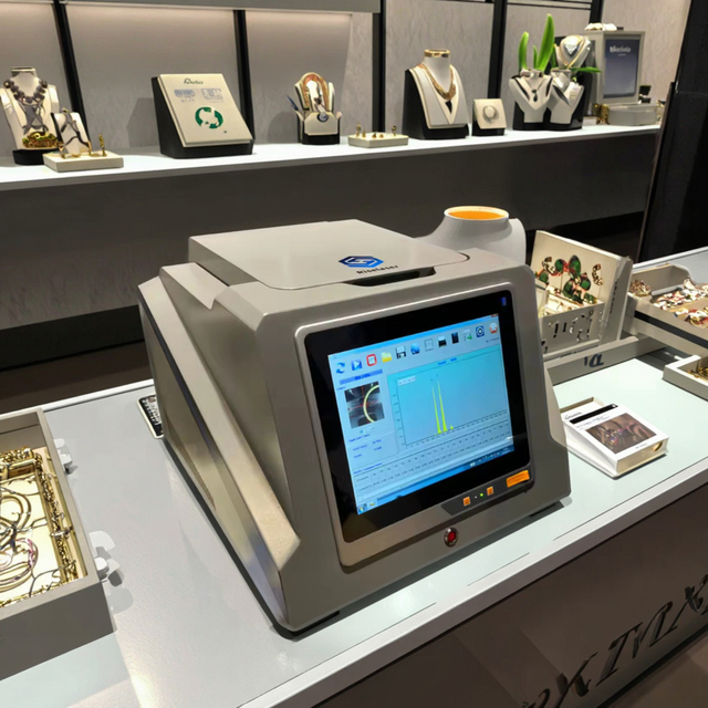Riselaser Jewelry XRF Gold Testing Analyzer Gold Purity Machine Tester