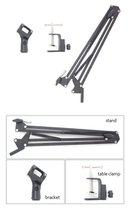 Table d'ordinateur avec support à bras réglable, pour Microphone, enregistrement en Studio, Youtube et <span class=keywords><strong>tiktok</strong></span> - Product Image 5