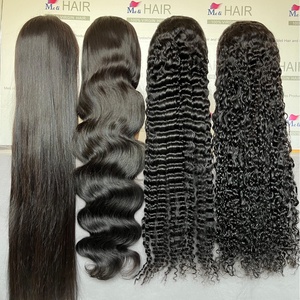 Cabello Brasileño Real HD para Peluca 13x6 de 36 Pulgadas, Negro Natural, Remy para Mujer, con Cabello de Bebé, 4 Texturas Disponibles - Product Image 2