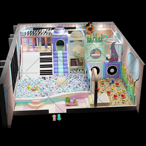 Équipement de terrain de jeu intérieur thématique, parcours d'obstacles Ninja Warrior, utilisation en école, à domicile, dans les centres commerciaux, plastique haute capacité - Product Image 3