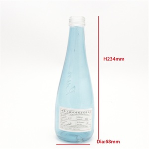 Botella de <span class=keywords><strong>Agua</strong></span> <span class=keywords><strong>Mineral</strong></span> de Vidrio de 330 ml con Tapa de Rosca y Serigrafía Personalizada de Nuevo Diseño de Linlang Shanghai para <span class=keywords><strong>Agua</strong></span> con Gas - Product Image 2