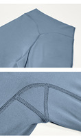 Ensemble deux pièces d'été en nylon uni, comprenant un soutien-gorge de sport sans manches à maintien élevé pour la course, le fitness et le yoga