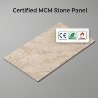 Panneau de pierre flexible ignifuge MCM, revêtement de pierre souple imperméable pour produits de marques certifiées et kits d'approvisionnement OEM