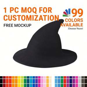 Azov-xr Sombrero Americano Tipo Bucket, Transpirable, <span class=keywords><strong>de</strong></span> <span class=keywords><strong>Brujo</strong></span>/Mago para Halloween - Product Image 1