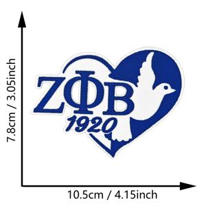 شارات مطرزة للجمعيات الجامعية قابلة للكي على الملابس من قماش التويل واللباد ZPB - Product Image 4