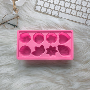 1-Dùng Một Lần Khuôn Silicon Hoa Thực Vật Hình Trái Tim Thiết Kế Lá Tự Làm Xà Phòng Handmade Làm Bánh Trang Trí Túi SHU XIN - Product Image 3