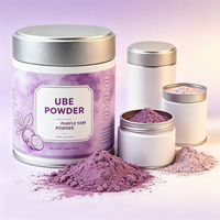 Poudre d'UBE naturelle de qualité alimentaire certifiée UE et USDA, fournie par l'usine, OEM, poudre d'igname violette UBE