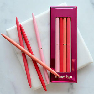 Boîte cadeau en papier personnalisée pour stylos crayons ensemble de papeterie emballage porte-crayons fournitures scolaires en gros - Product Image 2