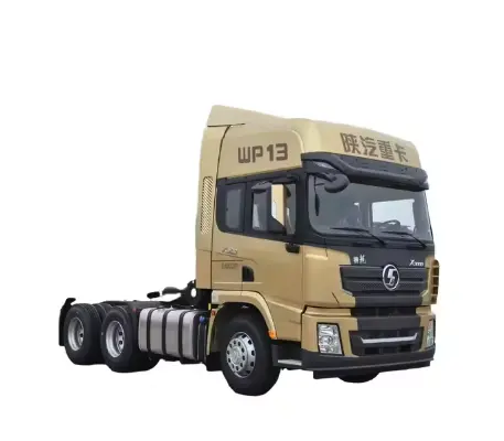 Máy kéo xe tải với hệ thống treo khí 200mm thép không gỉ máy kéo xe tải mới Euro 5 shacman ô tô máy kéo xe tải