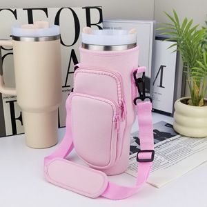 Borsa portatile per borraccia a tracolla a tracolla con borraccia per bambini copri tazza per acqua Cover protettiva per Thermos - Product Image 4