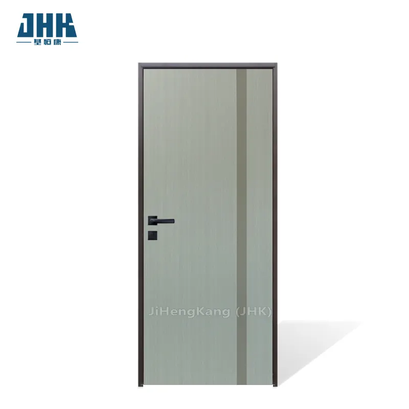 MD-F01-1 Melamine Paper double color Moisture Resistant wooden doors laminated composite door main door designs Good quality