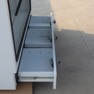 Aluminum Diamond Plate Ute Tool <b>Box</b> With Multiple Drawers <b>Lockable</b> Pickup Truck <b>Storage</b> Cabinet - Product Image 2