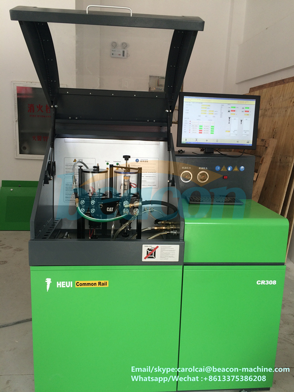CR308 común carril diesel combustible heui inyector de limpieza y banco de pruebas