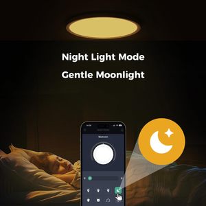 Nhà Máy Bán Chạy nhất 15.8inch 36W <span class=keywords><strong>RGB</strong></span> Dimmable Ultra Slim LED thông minh ánh sáng trần nhà văn phòng bề mặt gắn thiết kế hiện đại AC - Product Image 5