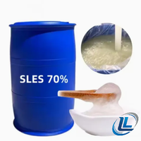 Sodium Dodecyl Ether Sulfate Liquide Détergent Savon Matière Première Sodium Dodecyl Ether Sulfate 70 TEXAPON N70 SLES 70 Prix