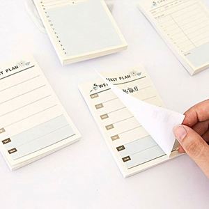 Juego de Blocs de Notas Autoadhesivos Multifuncionales con Diseño Floral y de Aves, Planificador Semanal/Horario, Cuadernos con Lista de Verificación para Oficina - Product Image 3