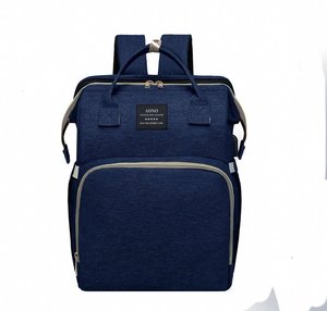 Conjunto de bolsas de bebé, mochila de viaje multifunción para bebé, bolsa de pañales con <span class=keywords><strong>cambiador</strong></span>, bolsa de momia con cuna para cama - Product Image 5