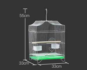 Lushang — <span class=keywords><strong>Cage</strong></span> pour les oiseaux, accessoire en métal pour perruches, <span class=keywords><strong>Cage</strong></span> pour élevage de petits oiseaux - Product Image 2