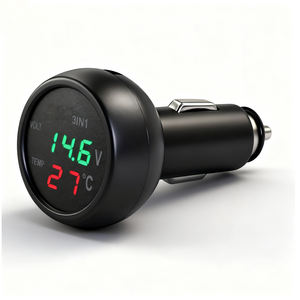 DAMAVO IATF16949 OEM ODM Fábrica de montaje en <span class=keywords><strong>Panel</strong></span> empotrado personalizado Barco marino 10-28V <span class=keywords><strong>Panel</strong></span> digital para automóvil Voltímetro LCD - Product Image 1