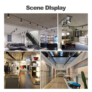 Indoor Black White 10W 20W 30W 40W <strong>Rotate</strong> Adjustable Movable Industrial Tracklight Dimmable Anti Glare COB LED Ceiling <strong>Track</strong> Lig - Product Image 3