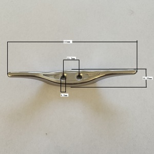 Accastillage <span class=keywords><strong>de</strong></span> kayak, étrier pour câble métallique, acier inoxydable 316, pince pour câble métallique - Product Image 5
