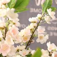 Bunga Sakura sutra tiruan, bunga sakura pir buatan untuk dekorasi rumah ruang tamu Tiongkok