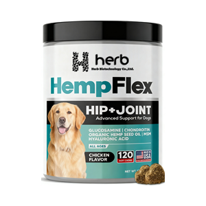 Complément articulaire pour chiens OEM ODM - Soulagement de la douleur articulaire chez le chien - Glucosamine, chondroïtine, curcuma, friandises à mâcher molles - Product Image 1