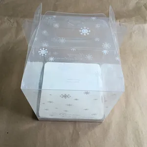 Hoge Kwaliteit Plastic Clear Boxes Pet Pvc Transparant Custom Size Kerst Bedrukt Acetaat Doos Voor Kerst