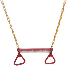 Accessoires de jeux extérieurs pour enfants Parcs Écoles Cours Balançoire trapèze rouge - Product Image 2