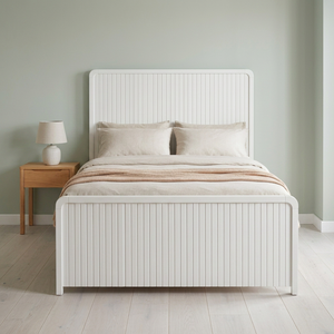Sturdy Multi-Size Wooden Bed Frame - Space-Saving Quiet Platform Bed for Apartment - Product Image 6