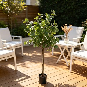 Wholesale <b>Artificial</b> Eucalyptus Leaves Garland Greenery Plant for Home Office Shelf Wedding Party Decor - Product Image 5