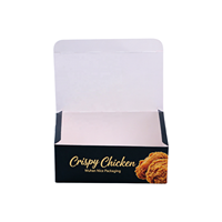 Boîte d'emballage en carton de haute qualité pour poulet frit KFC et frites, idéale pour les plats à emporter des restaurants et les bento.