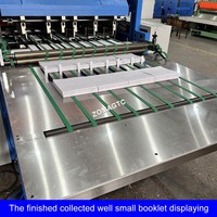 Máquina Automática para Imprimir, Coser y Encuadernar Cuadernos Escolares, Máquina para Hacer Cuadernos de Ejercicios con Encuadernación con Alambre