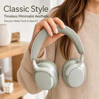 Casque sans fil 5.4 le plus vendu, batterie 400 mAh, haut-parleurs 40 mm, étanche IPX4, chipset JL – en cuir, pour audiophiles, idéal pour les voyages